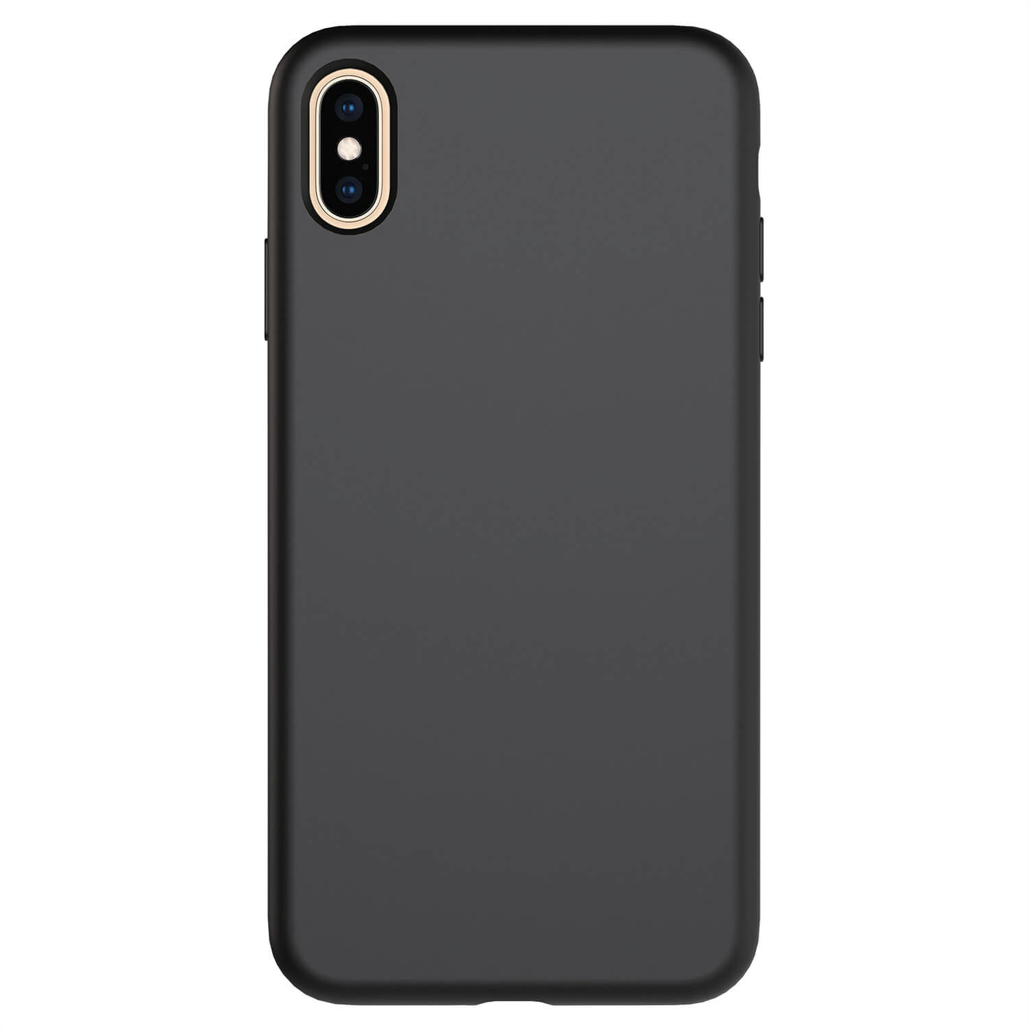Picasee Liquid case Apple iPhone XS Max - Gravură personalizată - Neagră