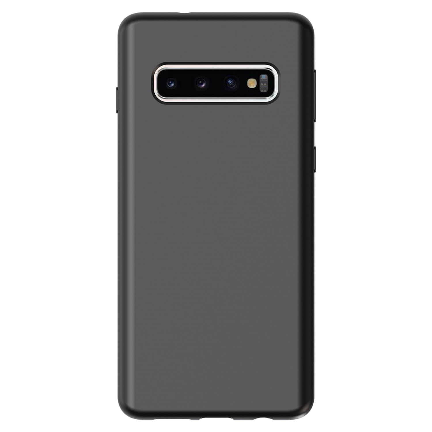 Picasee Liquid case Samsung Galaxy S10 Plus G975 - Gravură personalizată - Neagră
