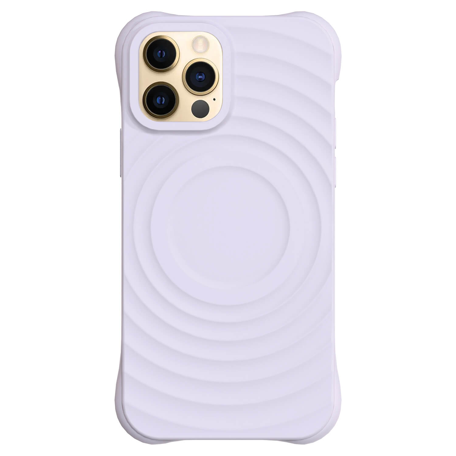 Picasee Shock-proof case s MagSafe Apple iPhone 12 Pro - Gravură personalizată - Violet
